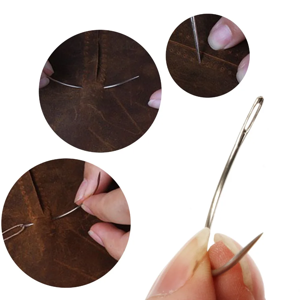 

12 Pcs Wig Making Pins Needles Set C Curved Needles Hair Weave Needles For Wig Making Modelling And Crafts 3.5inch