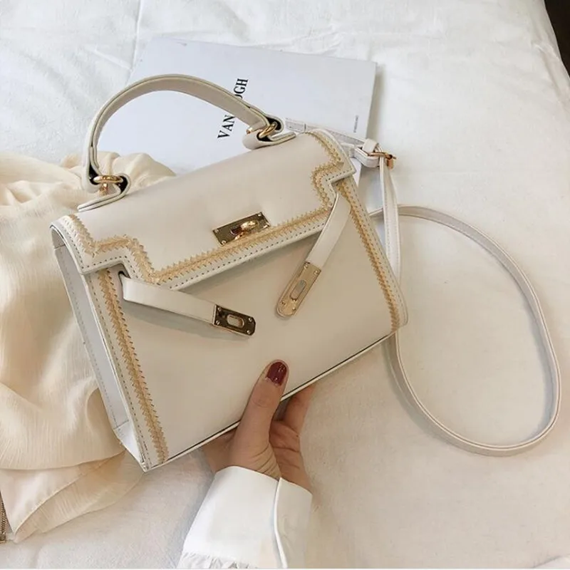 

Brief Business OL Lock Thread Handbag Messenger Feminina Bags for 2019 Flap Women Crossbody Bag Female Shoulder Bag #1477