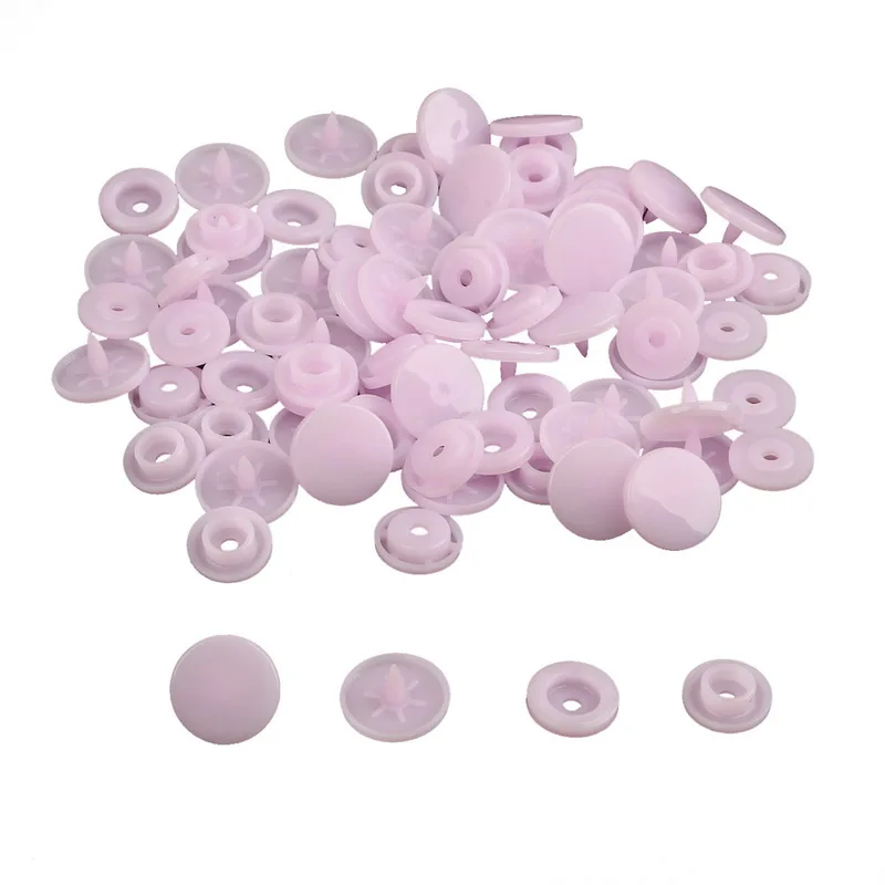 20 комплектов круглых пластиковых защелок кнопки крепежа Кам Т5 12 мм аксессуары для одежды для детской одежды Зажимы пододеяльник лист кнопки - Цвет: Light Purple