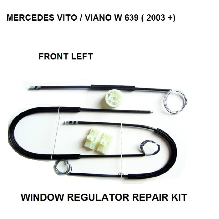 1x Fenêtre Régulateur Réparation Remplacement Kit Pour VW Caddy 2003 Avant Côté Gauche