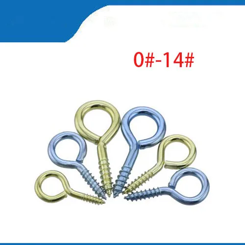 

0#-14# Threaded Iron Hook / Light Hook Self-tapping Hook / Sheep Eye Socket Hook / Rings / Sheep Eye Screws