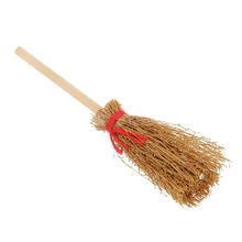 HOT-1:12 Dollhouse Miniature Fairy Garden Broom Cleaning Tools