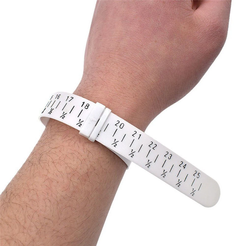 2019 палец запястье круг измерительный ремень инструмент кольцо браслет часы Sizer