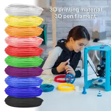 Используется для 3d-печати, 10 метров, 10 цветов, 1,75 мм, ABS нити, пластик, 3 D принтер, материалы для детских игрушек для рисования