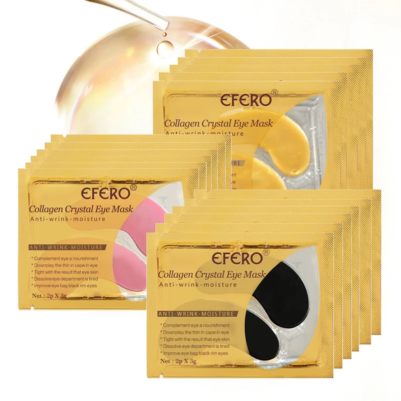 EFERO Anti Aging Collagen Eyes Mask Gel Crystal Mask Eyelid Patches
