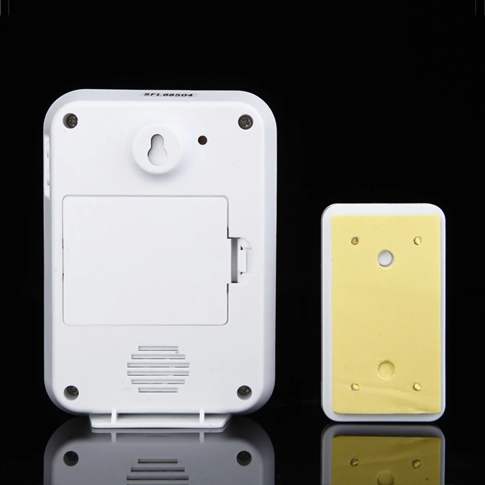 4-New-style-Wireless-Doorbell-DC-battery-Door-Chime-200M-operating-range-waterproof-1-transmitter-1-receiver