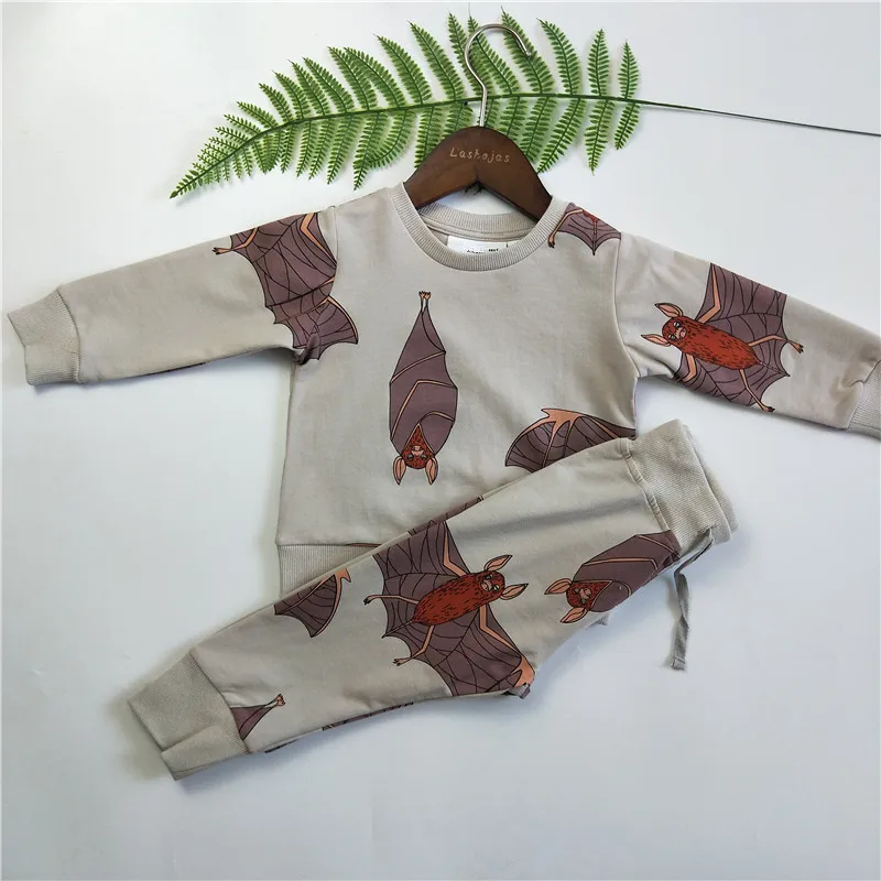 

BOBOZONE Bats Sweatshirt Sweatpants for kids 1-6