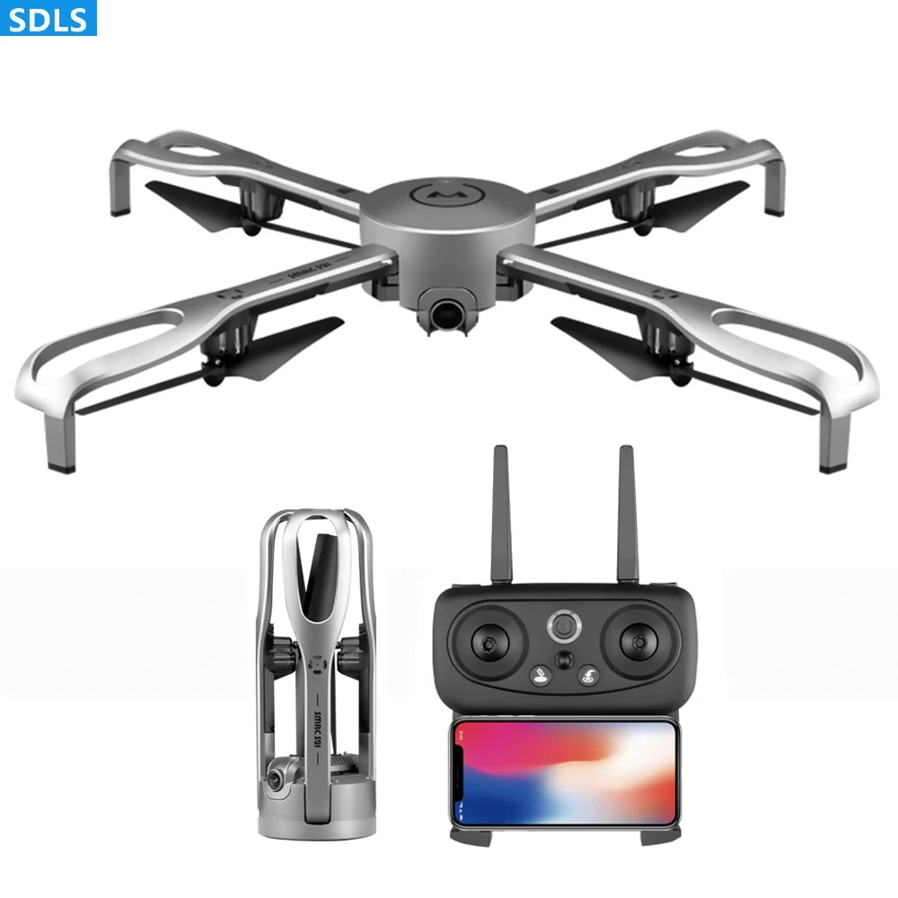 

Foldable RC Drone With 1080P Wifi FPV Camera 5G GPS Positioning Quadcopter Auto Return Helicopter Follow Me Mode