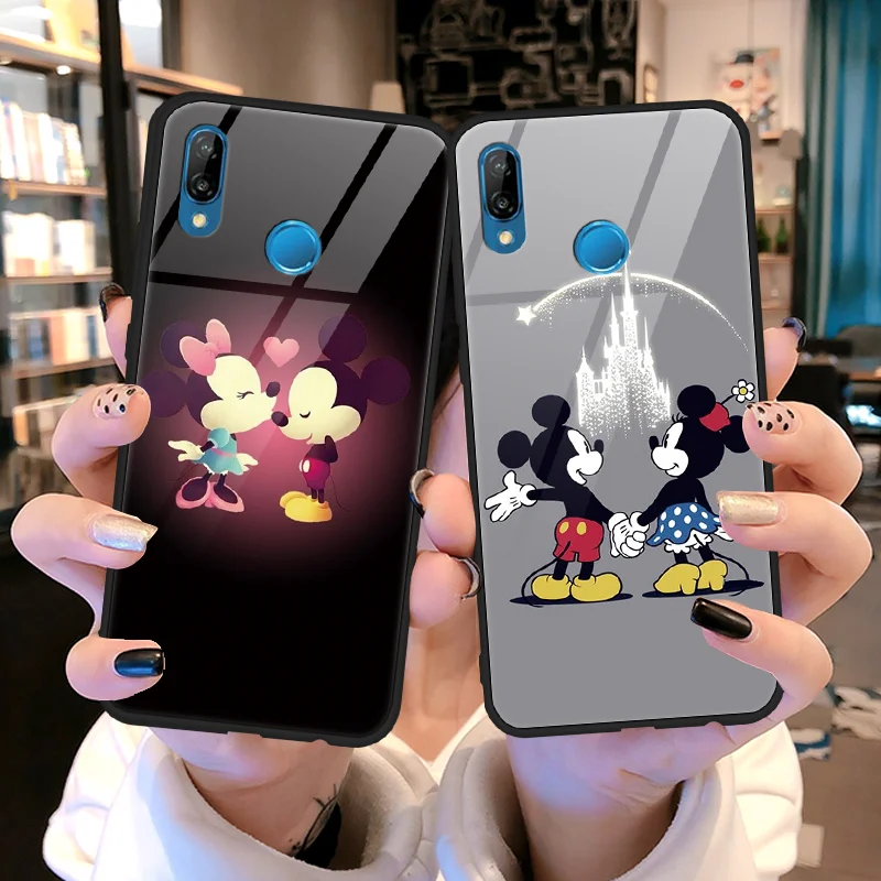 

Tempered Glass Case For Huawei Honor Note 10 9 Lite 8X Play 7A Pro View 10 P30 P20 Pro Lite P9 P10 Plus P Smart Couple TPU Cover