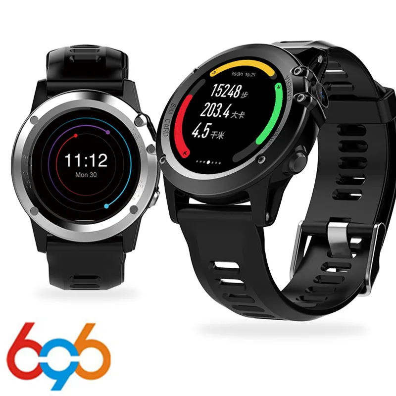 

696 H1 smart Watch MTK6572 IP68 Waterproof 1.39inch 400*400 GPS Wifi 3G Heart Rate 4GB+512MB smartwatch For Android IOS Camera 5