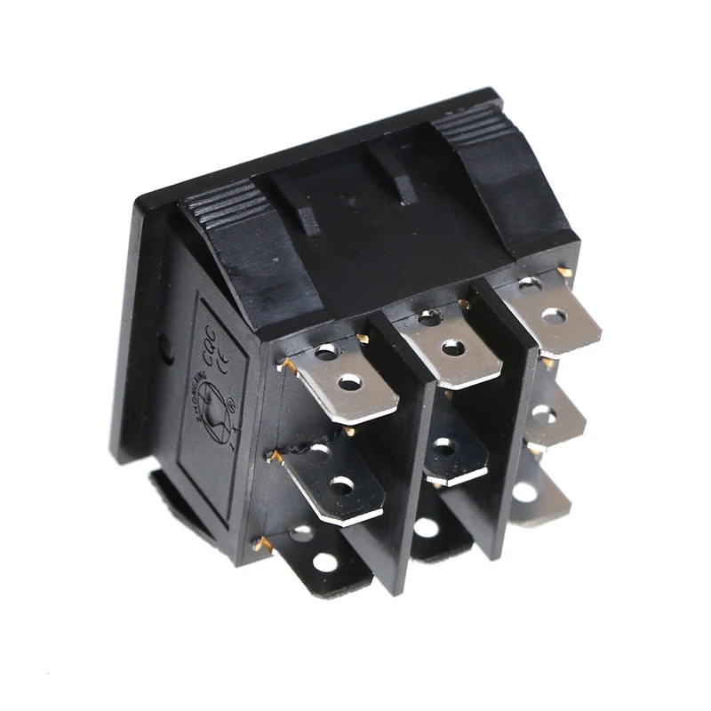

KCD7-303 Perforate 9Pin ON - OFF - ON Boat Rocker Switch Power Switch 28 x 31mm