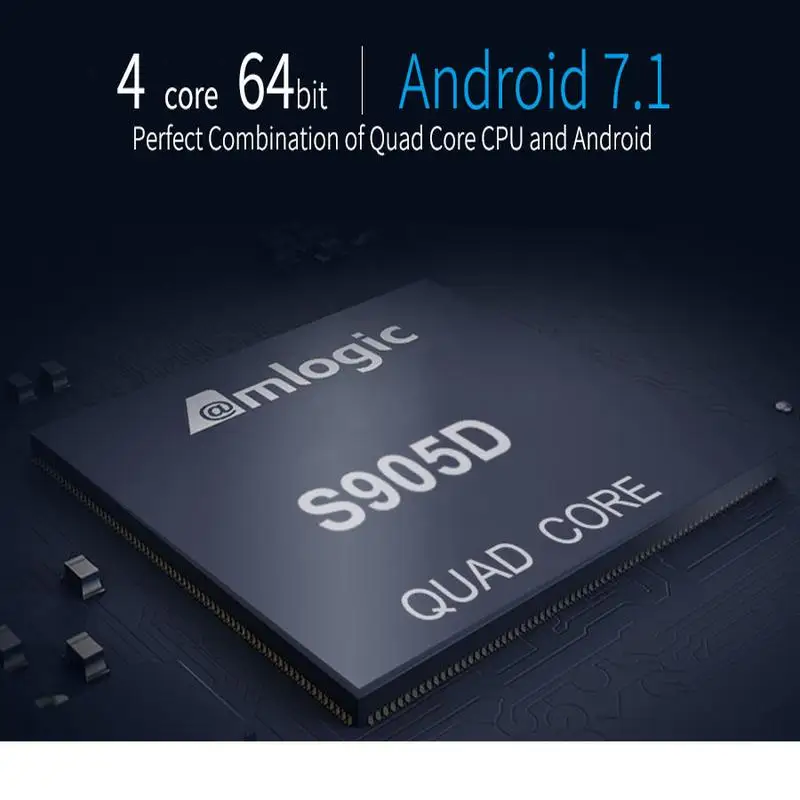  MECOOL KI PRO Android 7.1 TV Box K1 pro Amlogic S905D Quad Core 64 bit DVB-T2 DVB-S2 DVB-C 2G 16G S