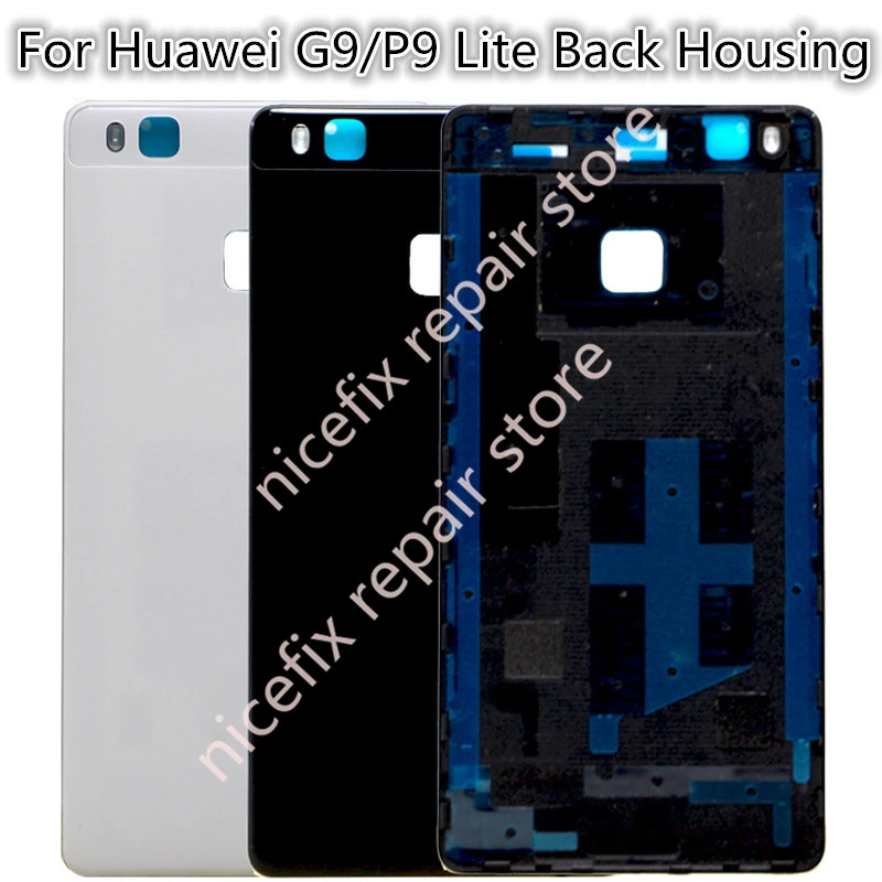 For Huawei P9 Lite G9 Battery Door Housing Cover For 5.2" Huawei P9 lite Battery Rear Housing Case Replacement Parts|Mobile Phone Housings - AliExpress