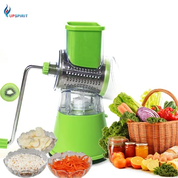

Upspirit Vegetable Cutter Potato Carrot Mandoline Slicer Vegetable Grater Peeler Multifunction Chopper Blades Kitchen Accessorie
