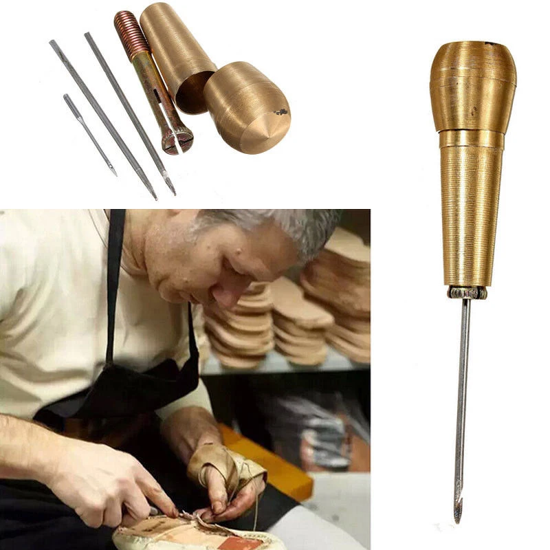 

1sets Sewing Shoe Repair Tool Sewing Tools Needle Awl Leather Craft Kit Tools