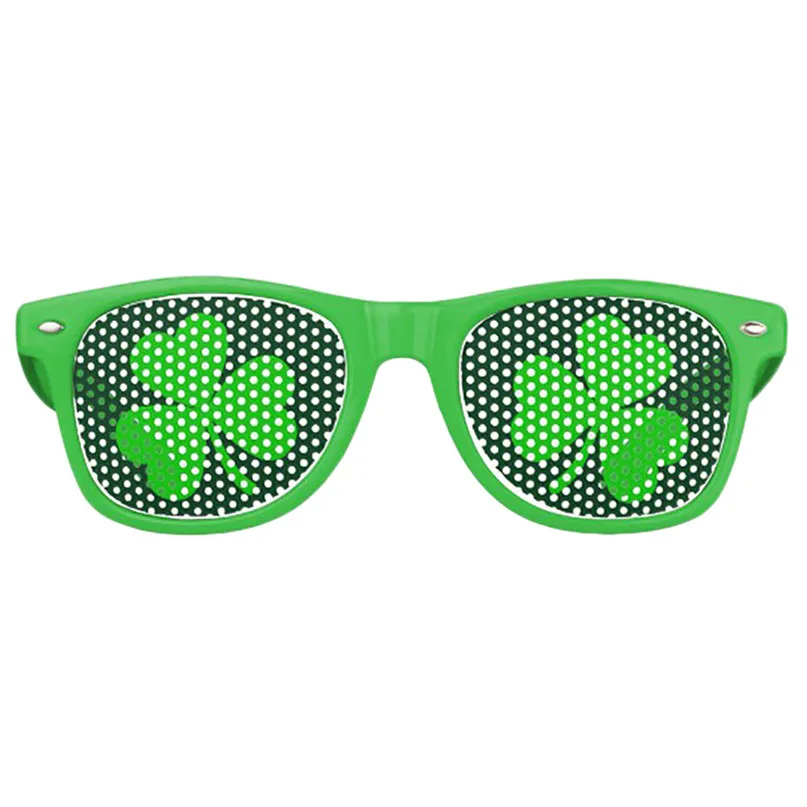 Cycling  Eyewear St. Patrick's Day Glasses Green Irish Adult Festival Funny Clover Green Hat Glasses Holiday Gift #2D05 (4)
