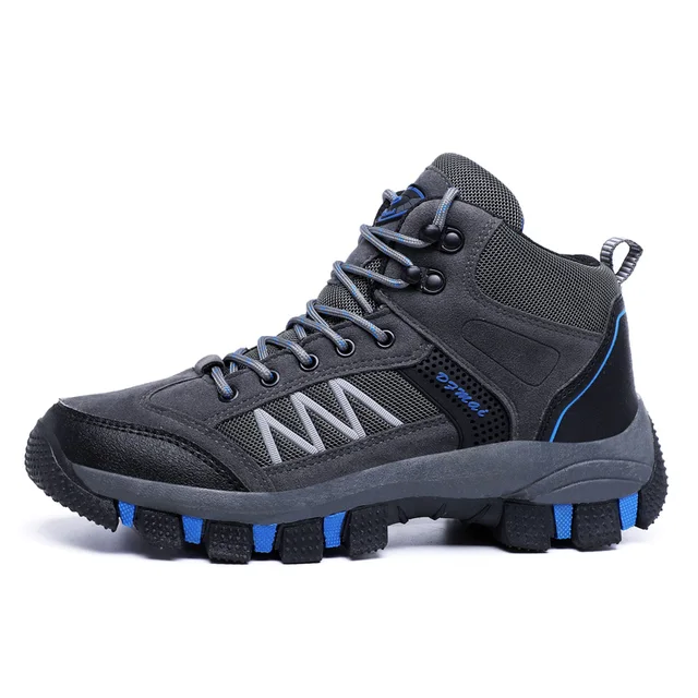 New Army Green Hiking Boots Top Mountain Shoes Breathable Lace Up