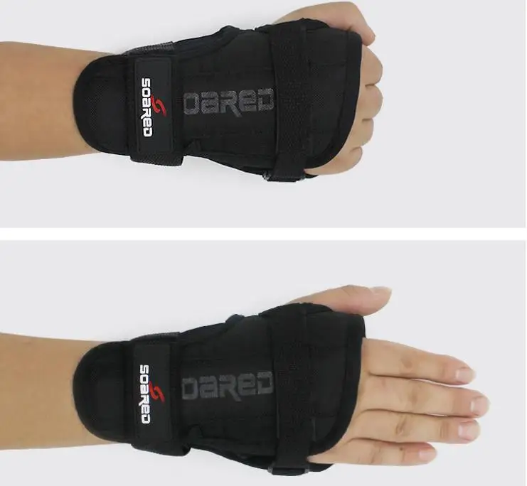 Kids Adults Anti-Slip Ski Snowboard Wrist Support Roller Skating Hand Guards Gloves Brace Sports Protector Protective Gear DCO sports wrist guards