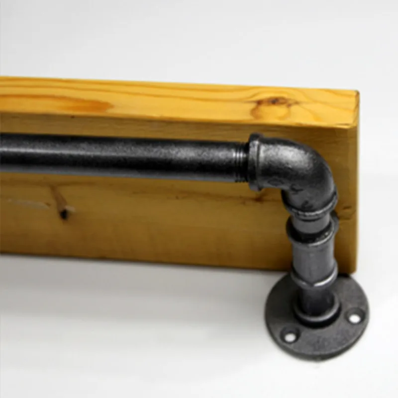 لوفت الأمريكية البلد نمط الأثاث الحديد المطاوع الجدار ثلاثة طبقة رف رف رف الحمام منشفة رف المعرض