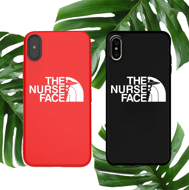 

fashion North Face case for iphone X XS MAX XR 8 7 6 6s plus soft matte silicon Outdoor sports brand coque fundas capa 8plus