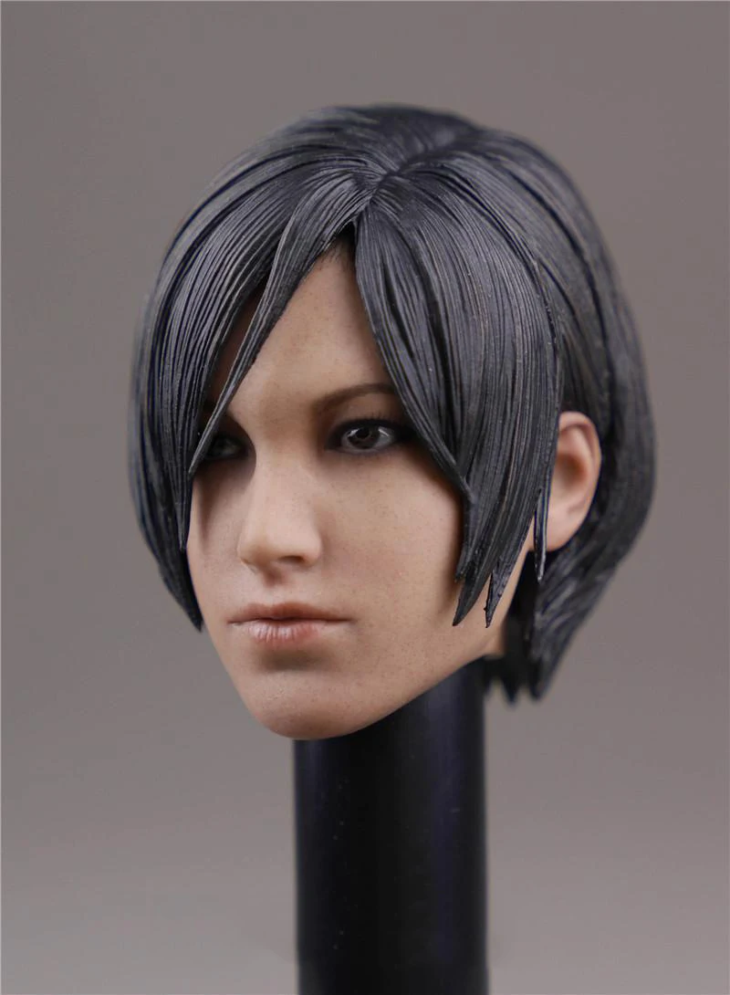 1/6 Ada Wong лепка головы с короткими волосами для женского тела 12 дюймов|head sculpt|ada wong1/6