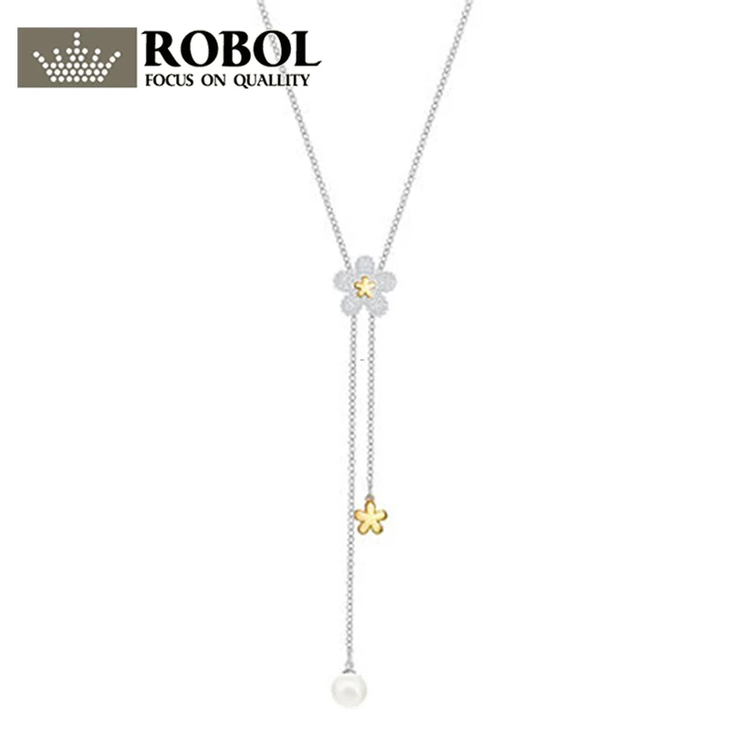 

ROBOL Original SWA Model 1:1 Production High Version Female Necklace Jewelry For Women Gift Factory Direct Free Shipping
