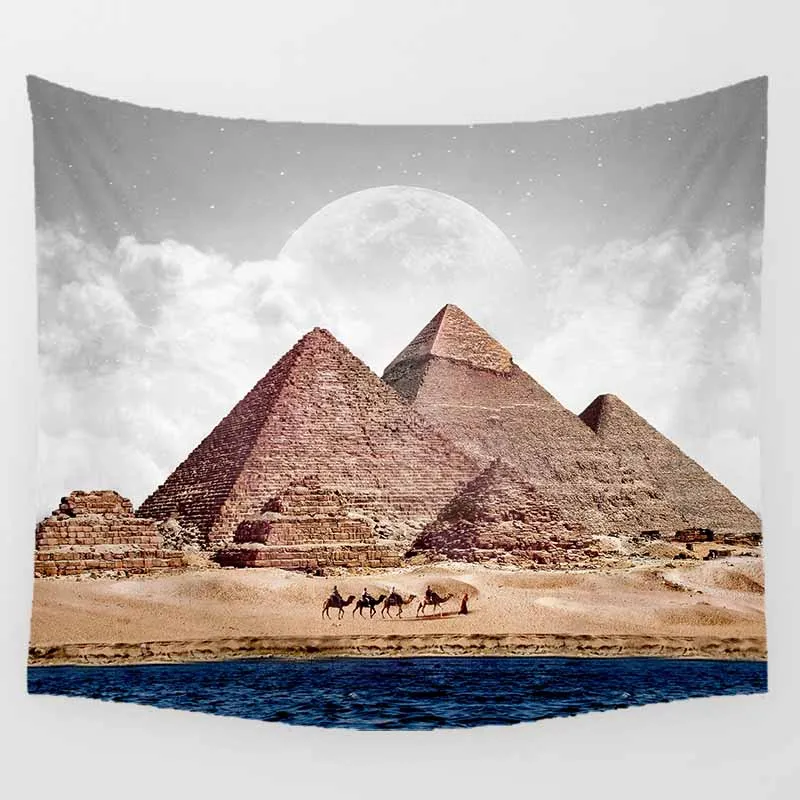 

Hot sale fashion feather birds pyramid wall hanging tapestry home decoration wall tapestry tapiz pared L 200*150cm M 150*130cm