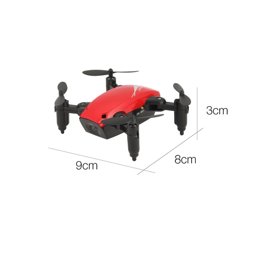 S9W складной RC Мини Дрон Карманный Дрон микро Дрон вертолет с wifi FPV 0.3MP камера 360 градусов