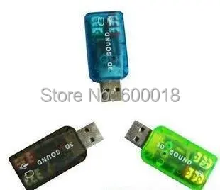 

USB 2.0 3D Sound Card 5.1 computer components , usb audio adapter 1PCS With track number