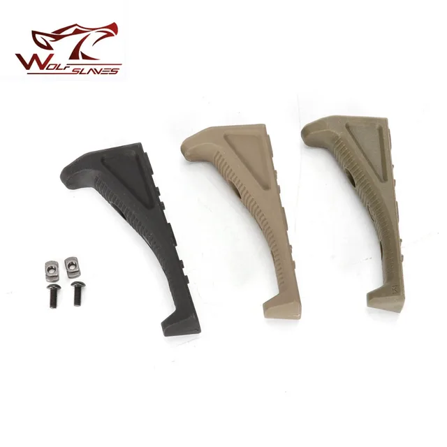US $9.70 WOLFSLAVES Outdoor Hand Grip M-LOK Foregrip AFG Water G un Adjustable Hunting Grip Toy G un Accesso