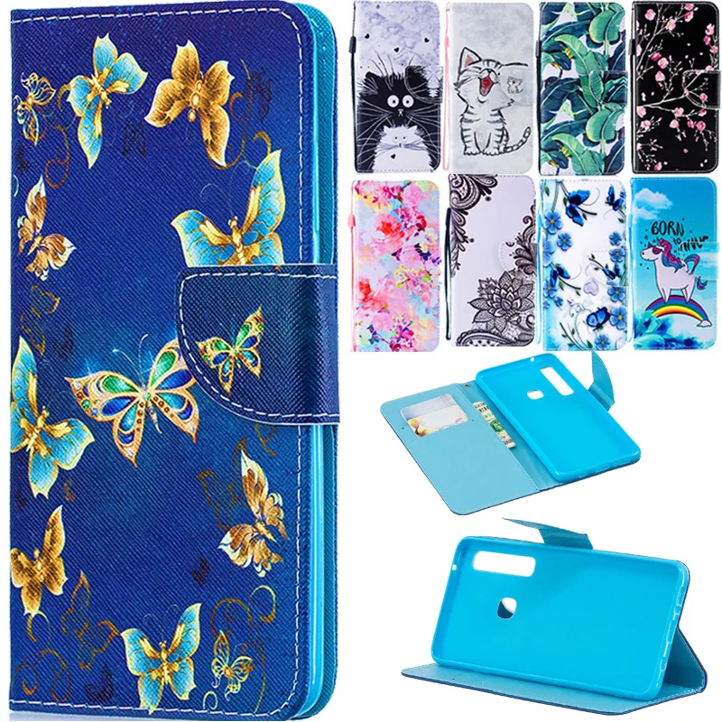 

A9 2018 Case on for Fundas Samsung Galaxy A9 2018 Cover sFor Coque Samsung A9 2018 A92018 Covers Wallet Flip Stand Phone Case