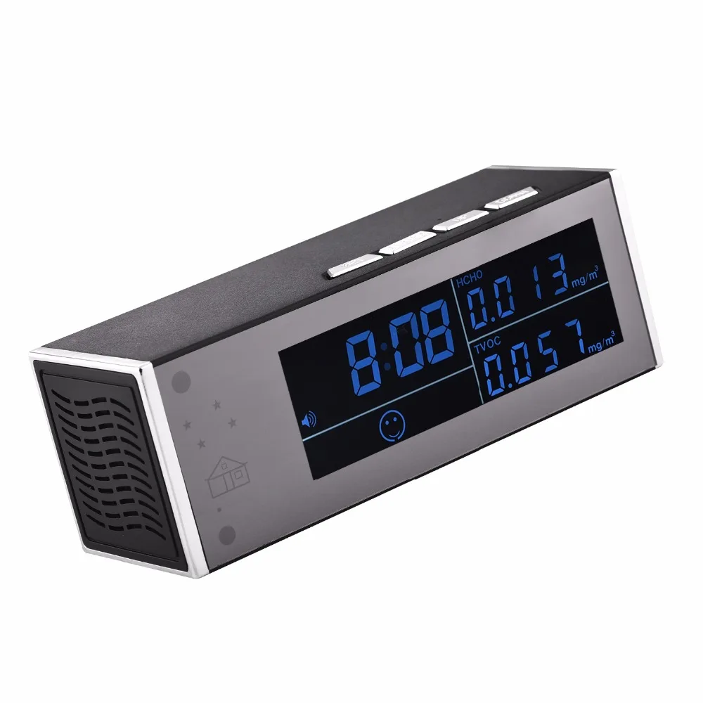

VRFEL Mini camera night vision electronic clock air detection wifi camera IP P2P CCTV TV baby monitor home security monitoring