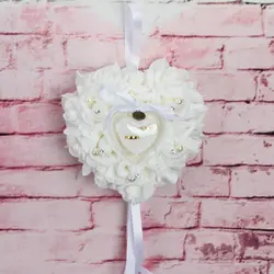 2018 кольцо коробка Роза прокладки для хранения подушки в форме сердца для свадебных ювелирных изделий подарки романтические
