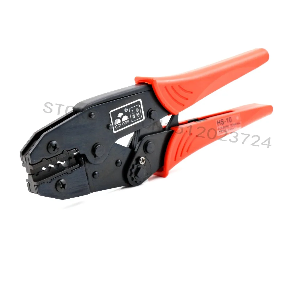 

Line pressing pliers HS-10 sleeve pliers pipe wrench Automatic adjustmen Apply between 1.5-6 square millimeters
