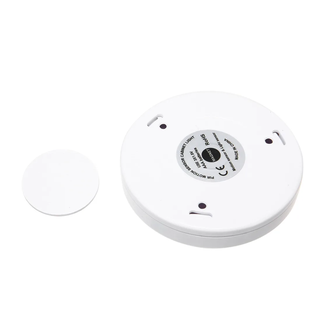 6 LED Magnet Motion Sensor Night Light PIR Closet Stairs Cabinet Auto On/Off Lamp Home Lighting