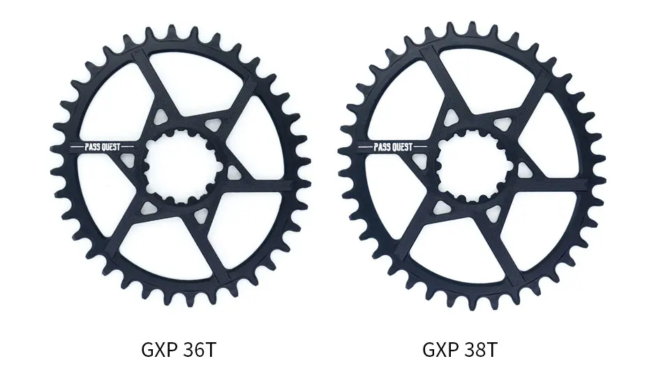 Пасс QUEST SRAM gx xx1 eagle GXP MTB овальная узкая широкая Цепь 32 T-38 T велосипедная Звездочка для велосипеда/цепное колесо 3 мм офсетный коленчатый набор