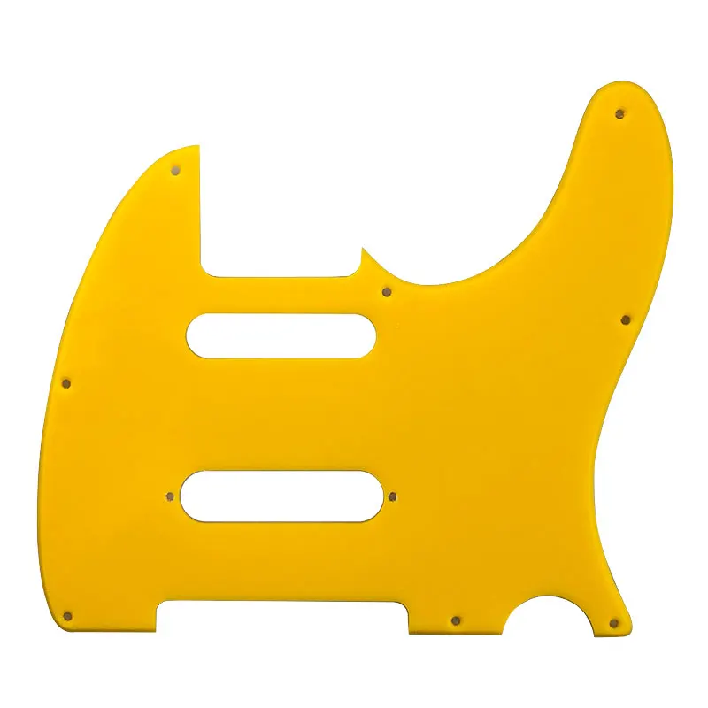 Pleroo Custom Guitar parts-для США Nashville 62 Tele telecaster Guitar pick guard с шипами - Color: 1Ply Yellow acrylic
