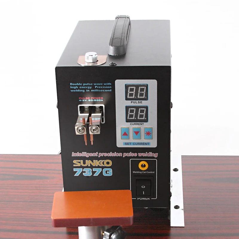 SUNKKO 737G Battery Spot welder 1.5kw LED light Spot Welding Machine for 18650 battery pack welding precision pulse spot welders SUNKKO 737G Battery Spot welder 1.5kw LED light Spot Welding Machine for 18650 battery pack welding precision pulse spot welders