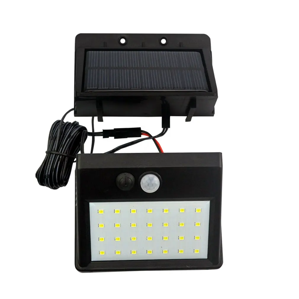 28 LED Split Solar Powered Light Bulb PIR Motion Sensor 3 Modes