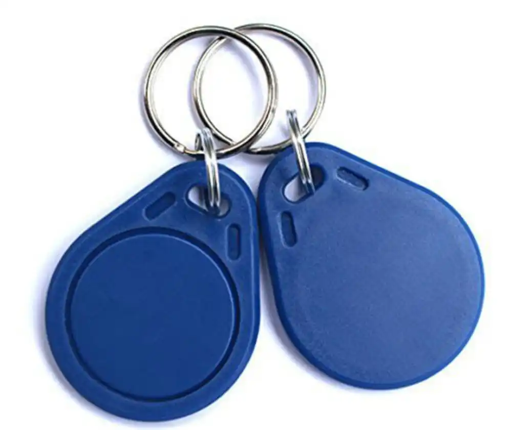 Color Azul 100 Piezas UHPPOTE Proximidad Grabable Writable Rewrite Blanco 125KHz RFID Llave Etiqueta Tag Acceso Tarjeta T5577 Chip