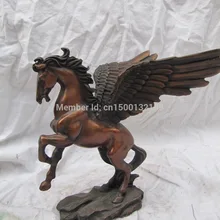 Xd 00101 Классическая Бронзовая скульптура с крыльями Крылатая статуя муха Пегас