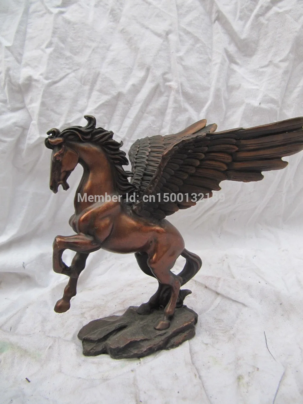 xd 00101 classical bronze sculpture with wing winged fly Pegasus horse