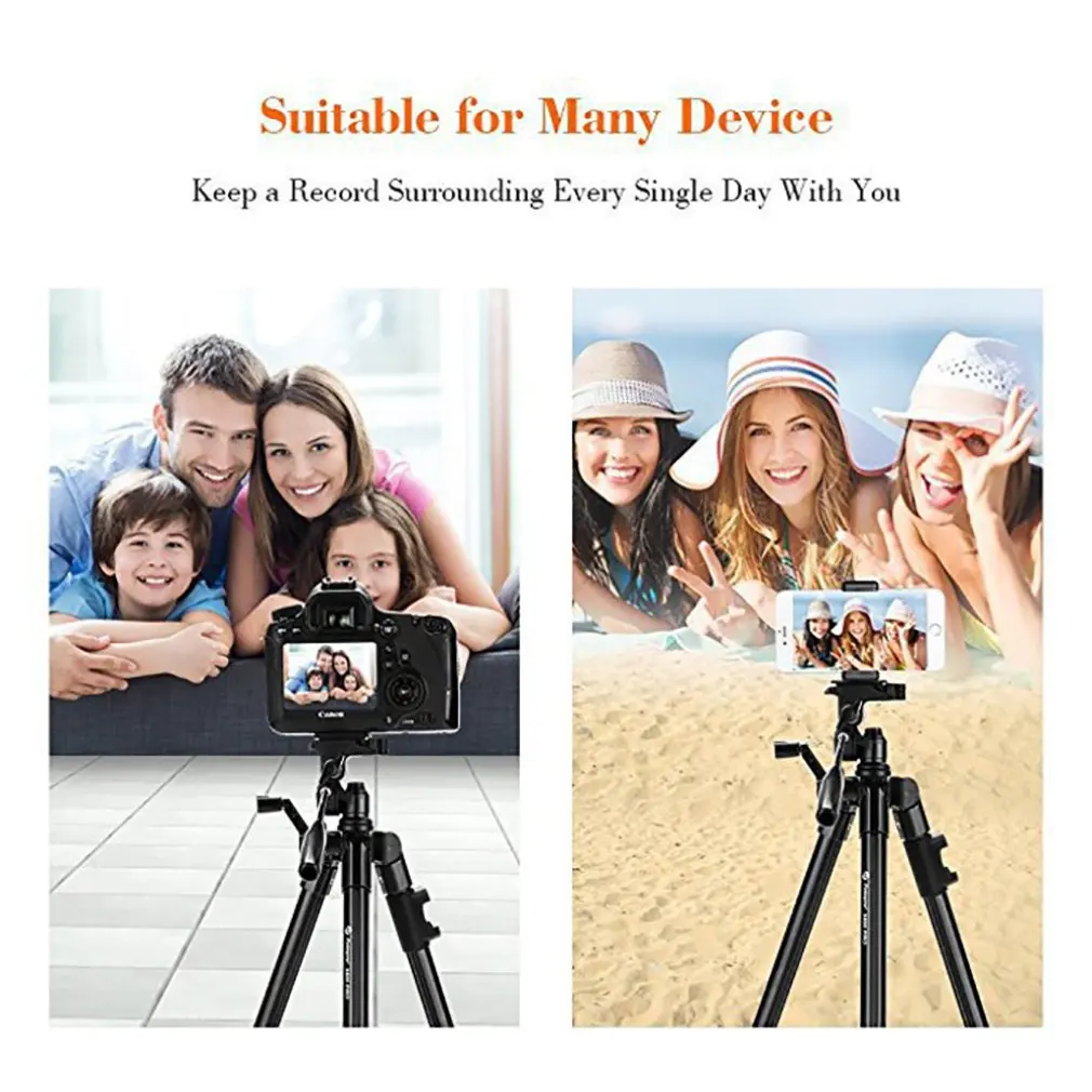 High-Quality Self-Timer Tripod With A Clip Live Live Mount Camera Tripod Retractable Selfie Rack Portable