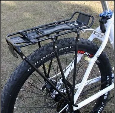 1x Алюминий сплава MTB велосипеда Подставки для носитель 25 кг загрузки сзади