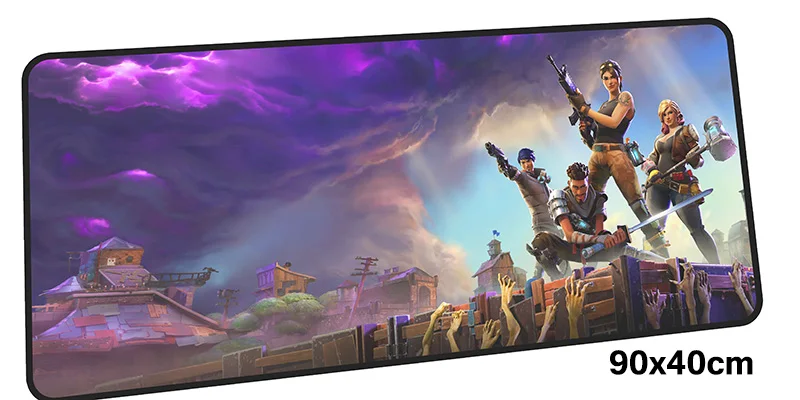 fortnite mousepad gamer 900x400x3mm gaming mouse pad large cool new notebook pc accessories laptop padmouse - fortnite on notebook