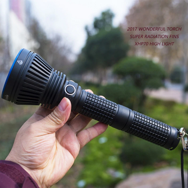 Amutorch JM70 CREE XHP70.2 30 Вт 4000 люмен мощный светодиодный фонарик высокой яркости дальний