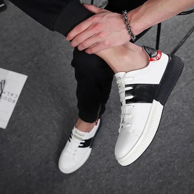 Британские Дизайнерские мужские повседневные удобные туфли с круглым носком на шнуровке, модные разноцветные туфли на платформе для