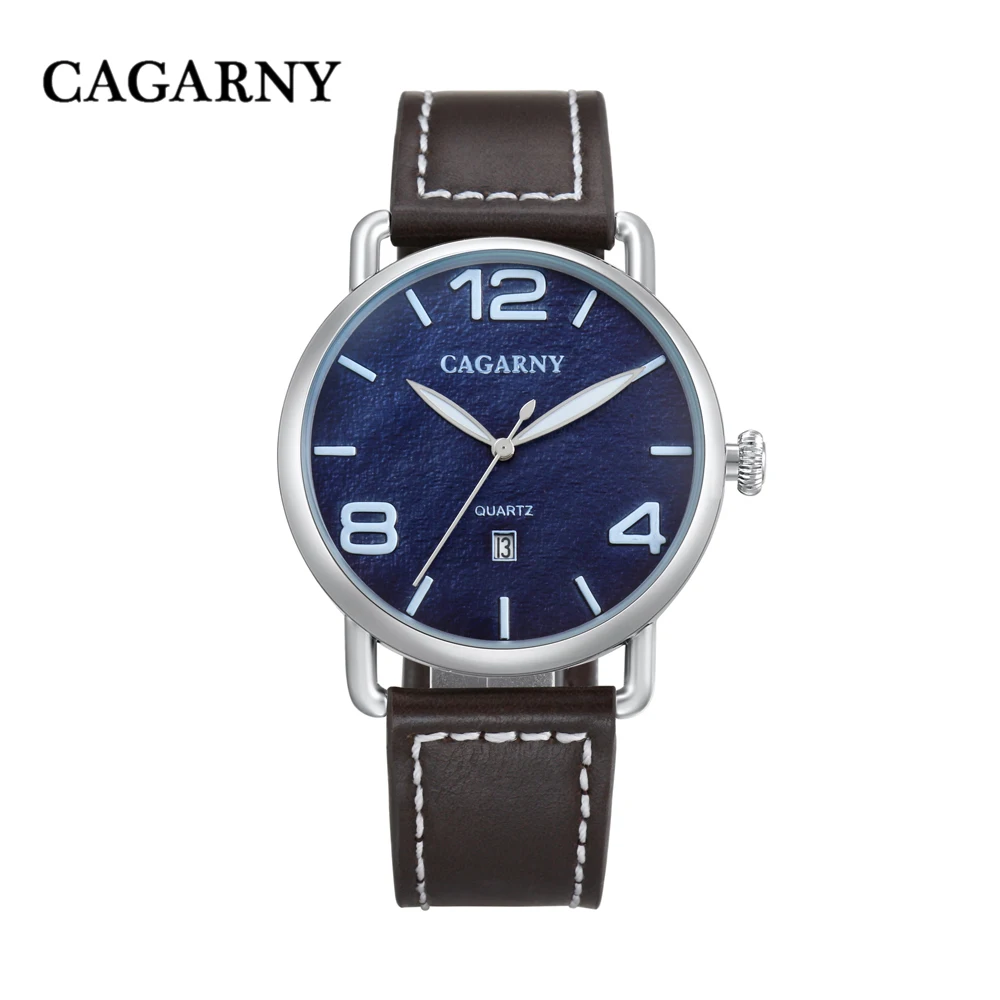 2019 new arrival cagarny luxury brand quartz wrist watch for men watches casual clock man  drop shipping (35)