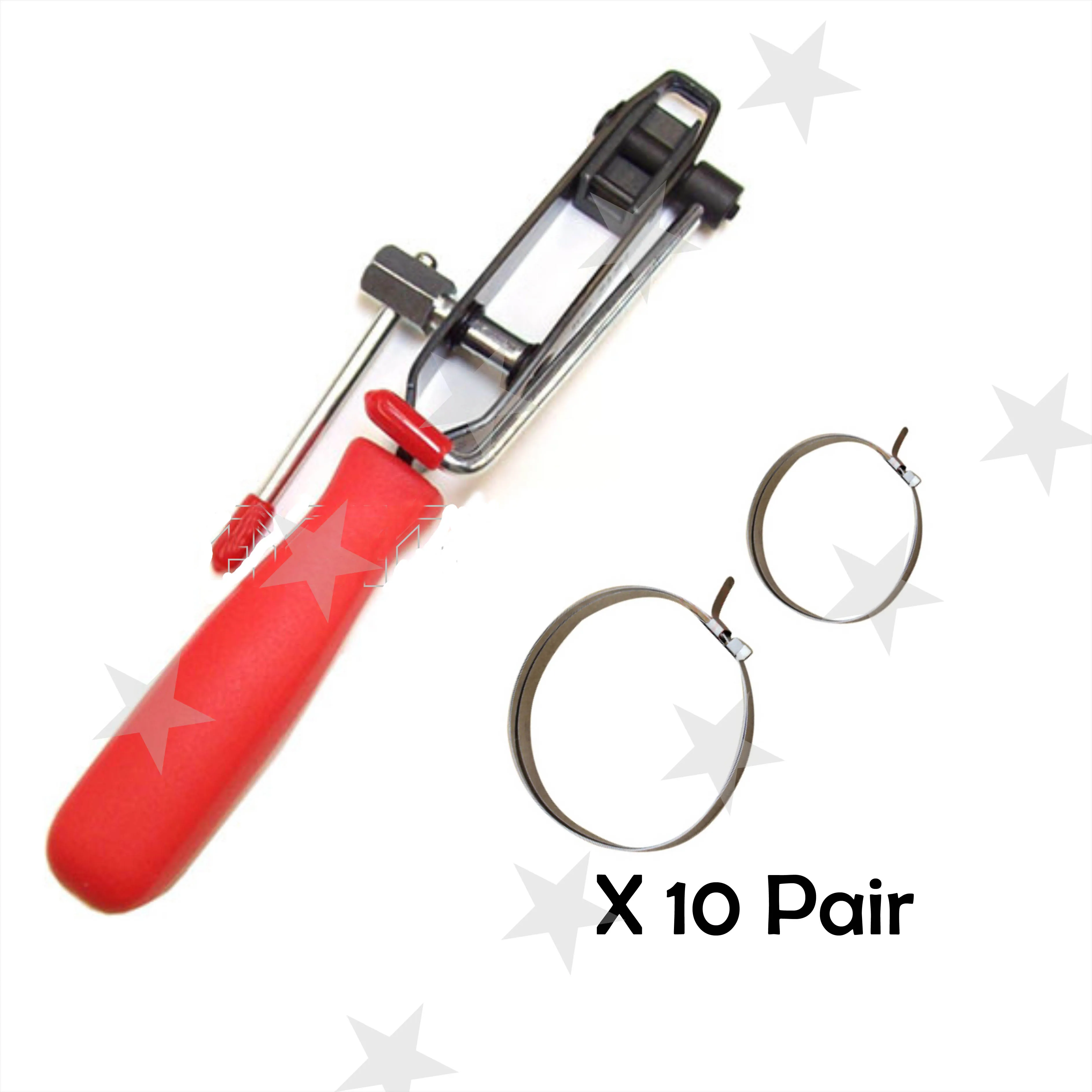 

CV Joint Banding Boot Plier Tool With 10 Pair Clamps