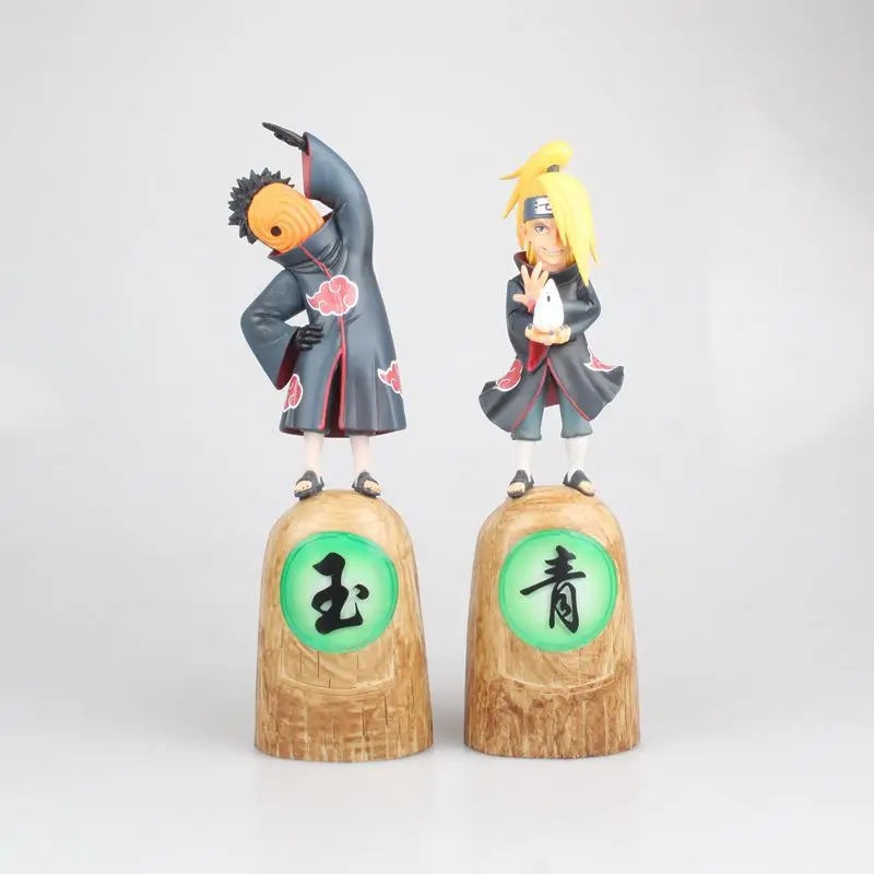 

Anime Figures 23CM Naruto Akatsuki Deidara & Tobi Tobb PVC Figure Collectible Model Toys Gift